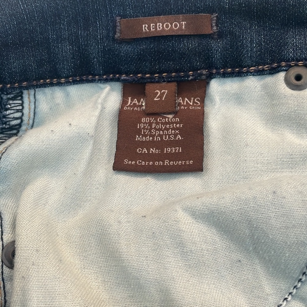 James Jeans Reboot Boot Cut Dark Rinse Jeans Size 27. - Picture 10 of 12
